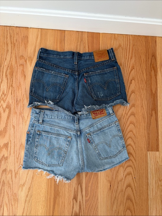 Levi's Pants - Bundle Levi's 501 Dark and Light Blue Jean Shorts